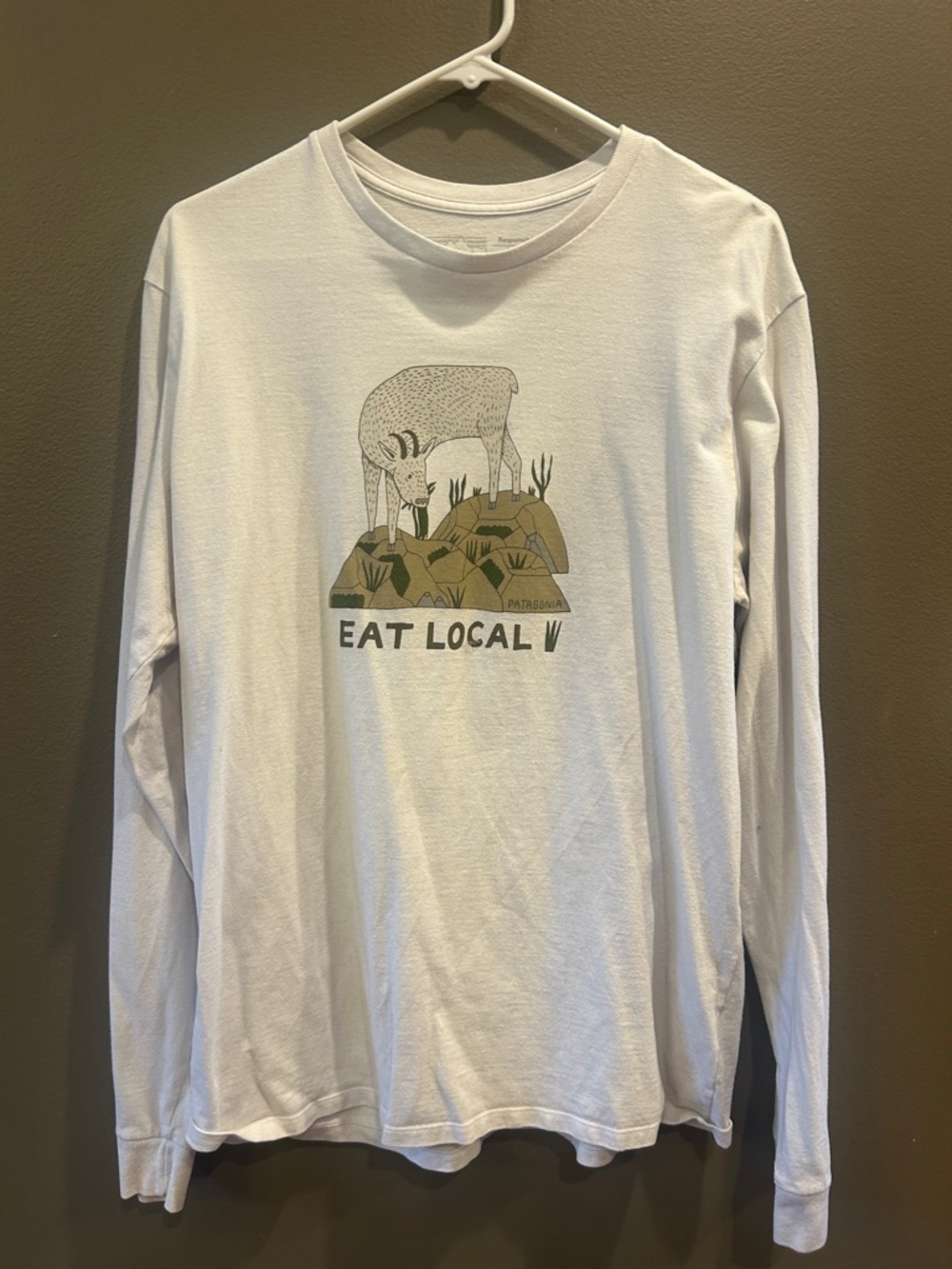 Patagonia Eat Local Graphic Long Sleeve Shirt